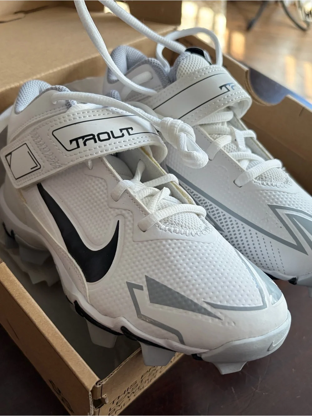 Nike cleats youth - brand new never used, in box